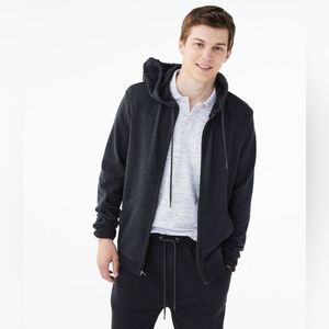 Neil Barrett Lightning Bolt Logo Cotton Hoodie